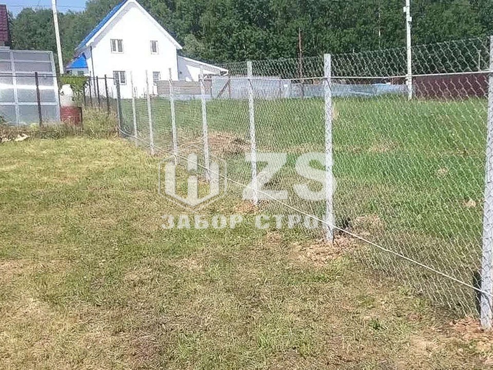 Забор из сетки-рабица 72 метра Забор из сетки-рабица 72 метра